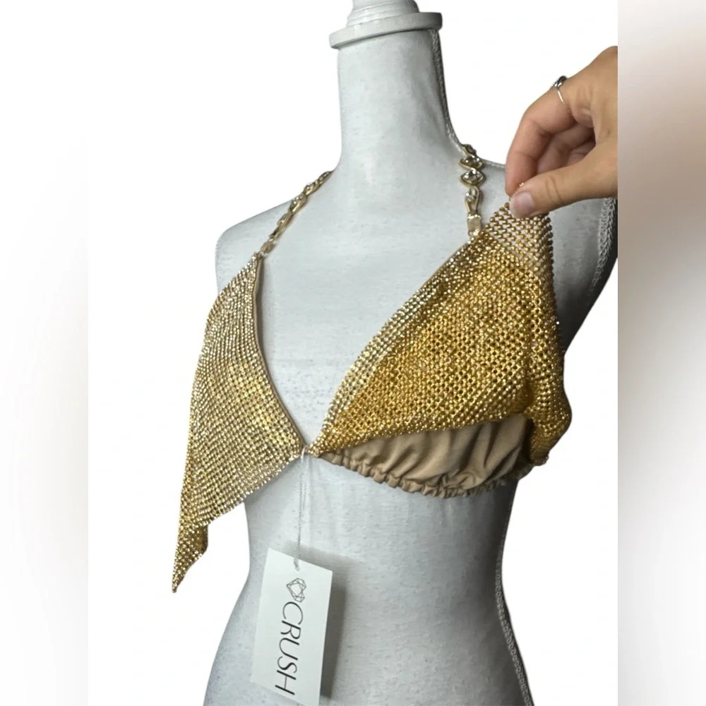 Bikini Crush Gold Top - Picture 2 of 6